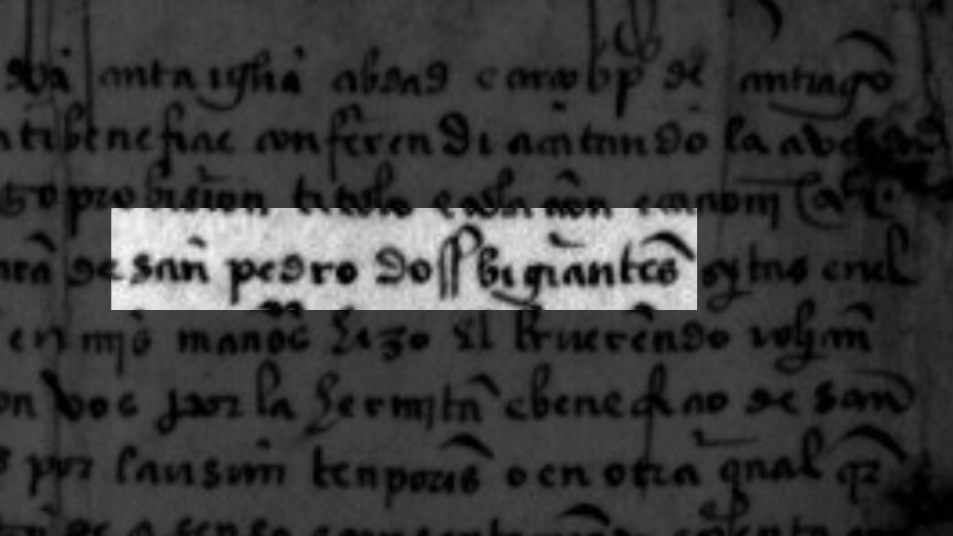 San Pedro dos Bixantes nun texto de 1522