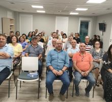 Asistentes a charla Toponimízate do concello de Frades